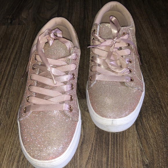 Sparkly Pink Sneaker - Picture 1 of 1